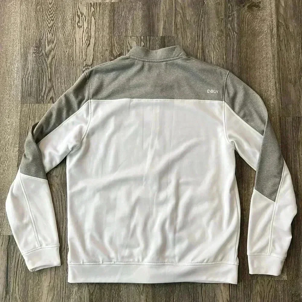Cutter and Buck Jacket White and Gray NFL Football Super Bowl LIV Zip up Jacket
